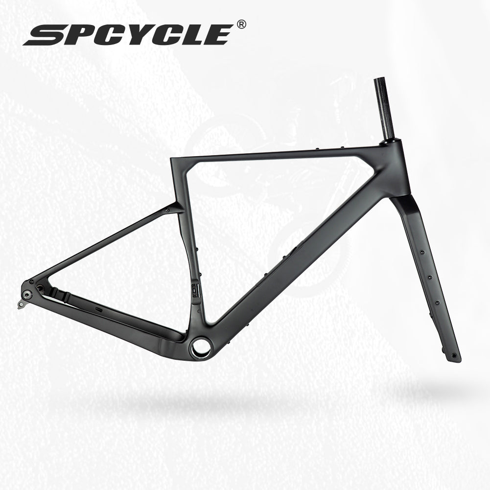 Spcycle G028 Carbon Gravel Bike Frame 700x57C UDH Hanger Gravel Bike Carbon Frameset