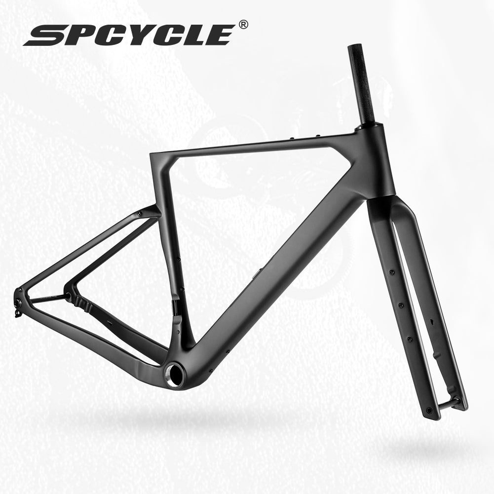 Spcycle G028 Carbon Gravel Bike Frame 700x57C UDH Hanger Gravel Bike Carbon Frameset