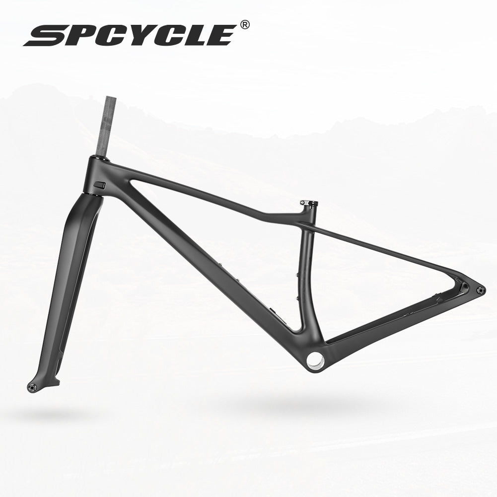 Spcycle 2027 New 32er MTB Carbon Frame 32er Hardtail Mountain Bike Frameset With 32 Carbon Rigid Fork