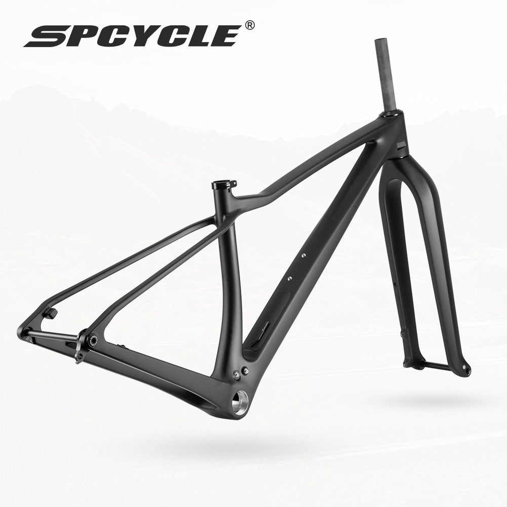 Spcycle 2027 New 32er MTB Carbon Frame 32er Hardtail Mountain Bike Frameset With 32 Carbon Rigid Fork